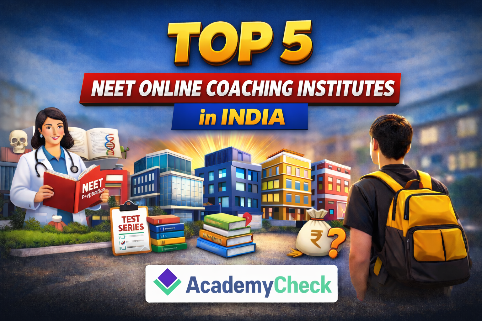 Top 5 NEET Coaching Institutes in India: Based on Online Education 2026